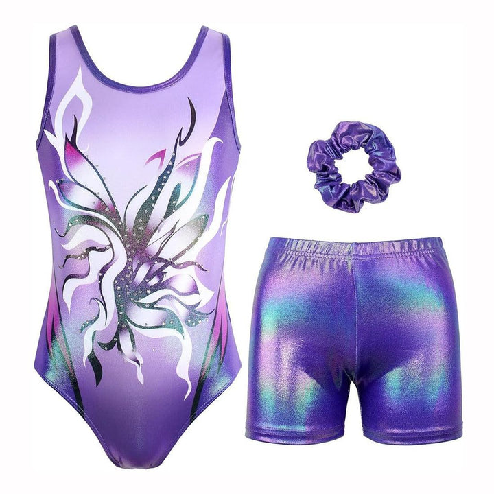 Floral Design Gymnastics Set