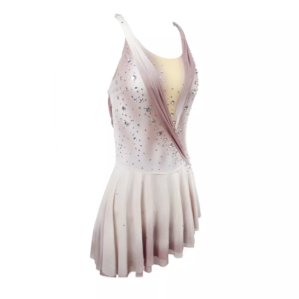 Light Pink Figure Skating Dress