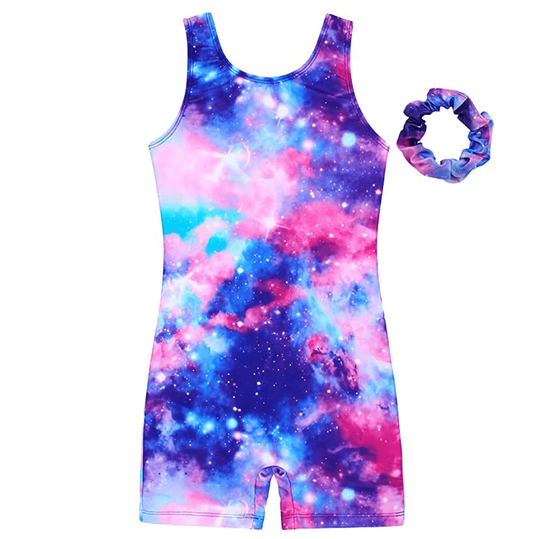 Galaxy Unitard With Shorts for Gymnastics Toddler Kids Girls - JOYSTREAM
