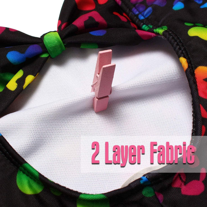 Dog Paw Gymnastics Unitard Biketard