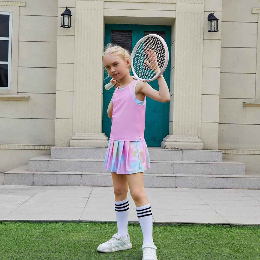 Tie Dye Tennis Golf Athletic Outfit