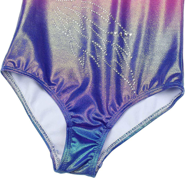 Sparkle Ombre Flying Wings Gymnastics Outfit Set