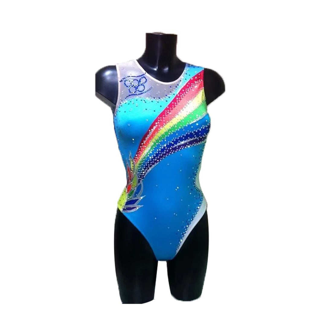 Custom Made Rainbow Swimsuit