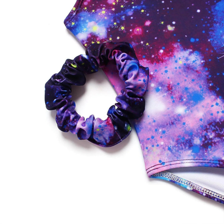 galaxy print leotard