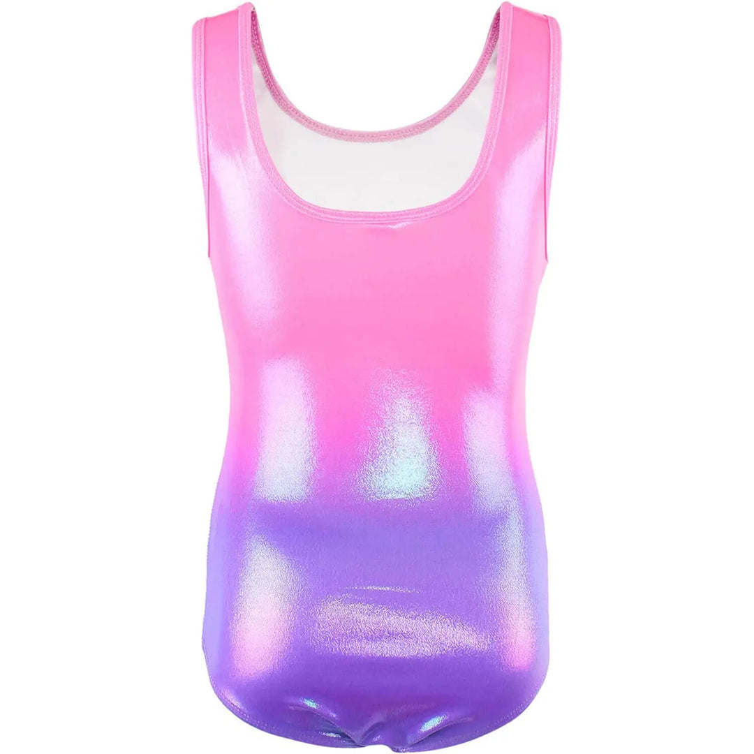 purple and pink leotard